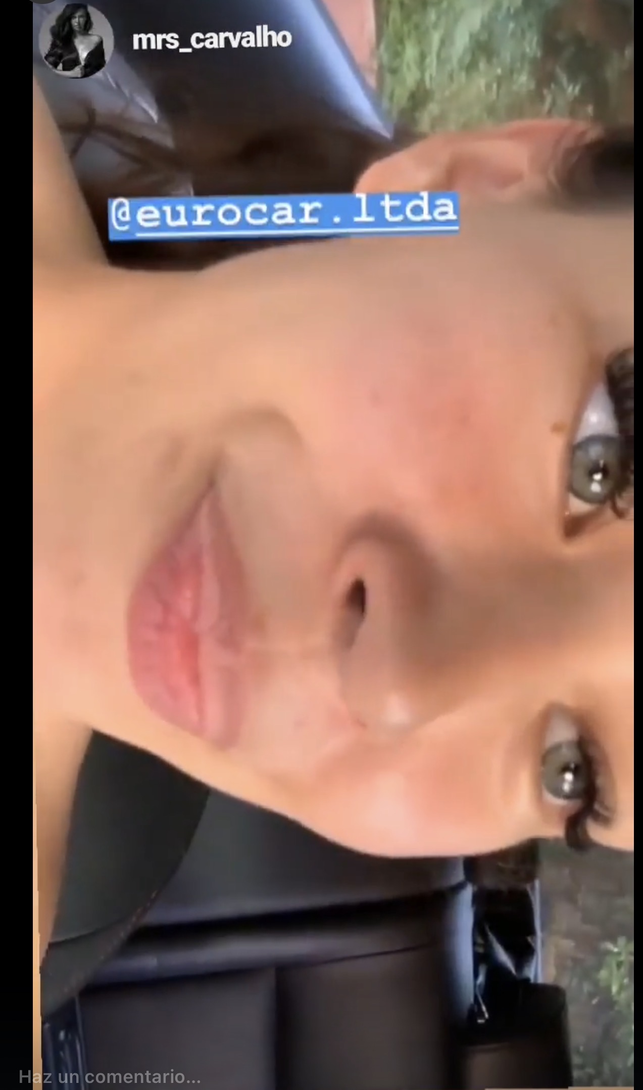 Historia de Michelle Carvalho mencionando a EUROCAR